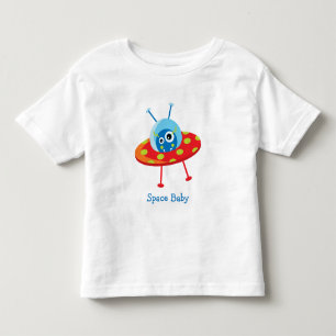 Camiseta Infantil Espaçamento Personalizado da Alienígena em Cute