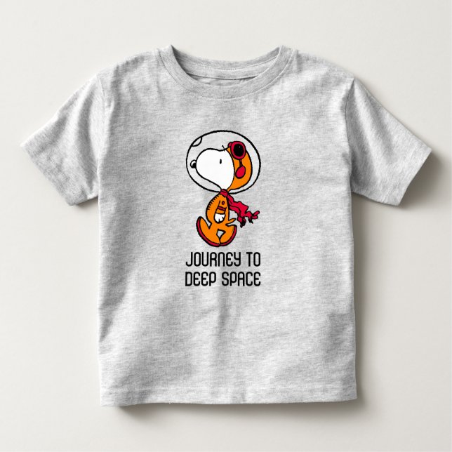 Camiseta Infantil ESPAÇO | Astronauta do Snoopy (Frente)