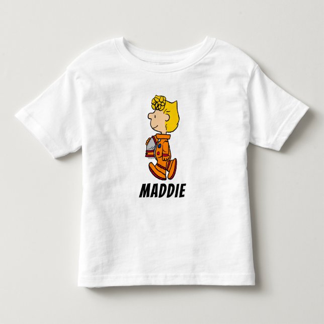 Camiseta Infantil ESPACO | Astronauta Sally Brown (Frente)