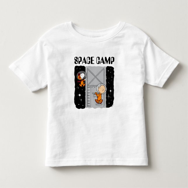 Camiseta Infantil ESPAÇO | Snoopy & Charlie Brown (Frente)