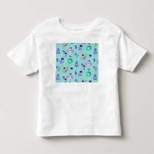 Camiseta Infantil Espaço terrestre de foguetes astronautas