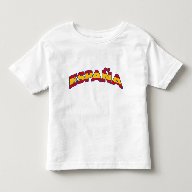 Camiseta Infantil Espanha 1 (Frente)