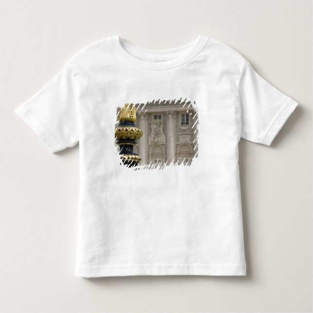 Camiseta Infantil Espanha, Madrid. Palácio Real, lâmpada ornamentado (Frente)