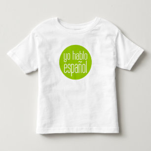 Camiseta Infantil español do hablo do yo