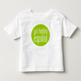Camiseta Infantil español do hablo do yo