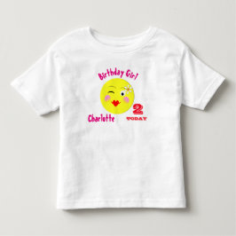 Camiseta Infantil Especial Bonito de Primeiro Aniversário Personaliz