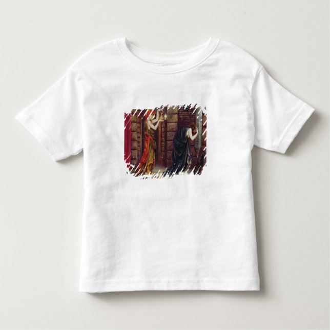 Camiseta Infantil Esperança na prisão do desespero (óleo em canvas) (Frente)