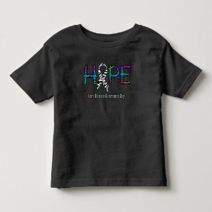 Camiseta Infantil Esperança para a consciência das doenças raras