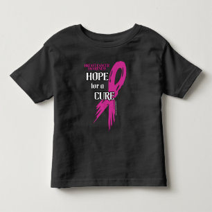 Camiseta Infantil Esperança por uma Cura/Fita Rasgada...Câncer de Ma
