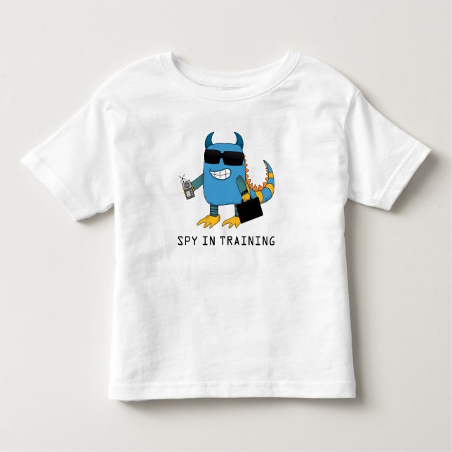 CAMISETA INFANTIL ESPIÃO NO TREINAMENTO (Frente)