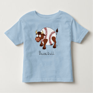 Camiseta Infantil Esportes engraçados para baseball Crianças Cartogr