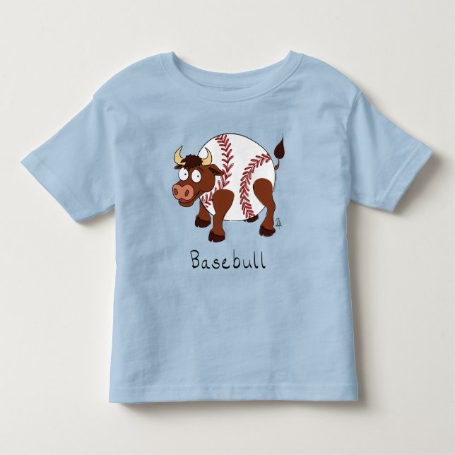 Camiseta Infantil Esportes engraçados para baseball Crianças Cartogr (Frente)