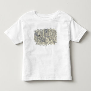 Camiseta Infantil Esquiador Alpino em neve espessa em Big