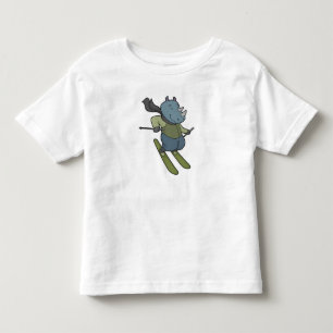 Camiseta Infantil Esquiador de Rino Esqui