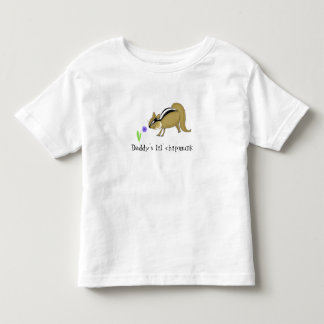 Camiseta Infantil Esquilo com Flor e Dito