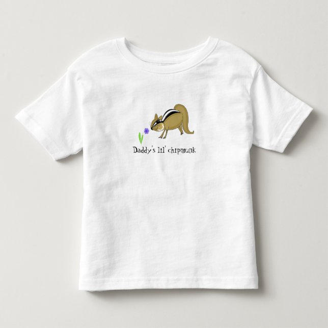 Camiseta Infantil Esquilo com Flor e Dito (Frente)