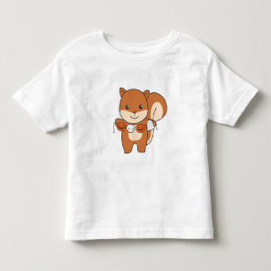 Camiseta Infantil Esquilo Feliz Halloween Pumpkin Costume