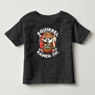 Camiseta Infantil Esquilo Ramen-tic