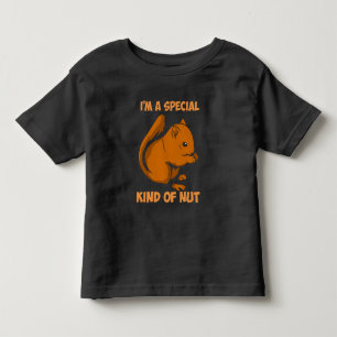 Camiseta Infantil Esquilo - Tipo Especial de Noz