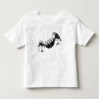 Esquisito desenho de répteis de monstro