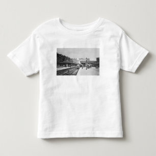 Camiseta Infantil Estação de Canonbury, Islington, c.1905