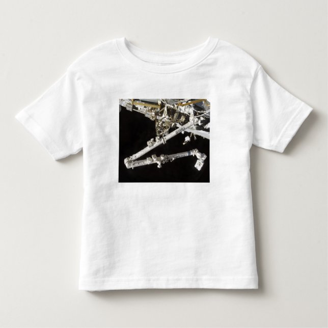 Camiseta Infantil Estação espacial construída no Canadá (Frente)