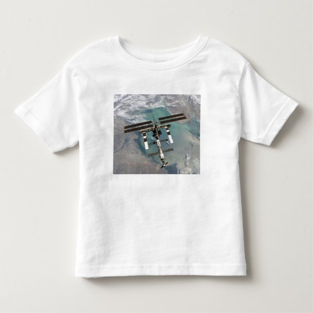 Camiseta Infantil Estação Espacial Internacional (Frente)