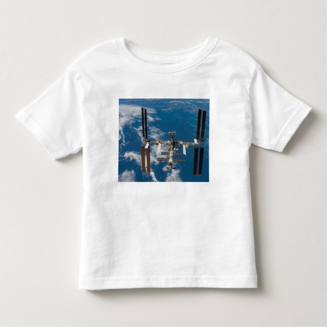 Camiseta Infantil Estação Espacial Internacional 18 (Frente)