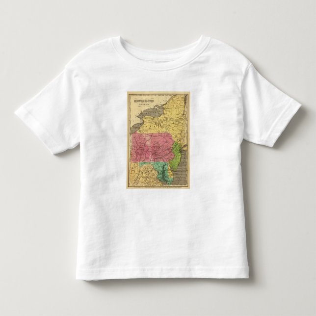 Camiseta Infantil Estados 3 do meio (Frente)