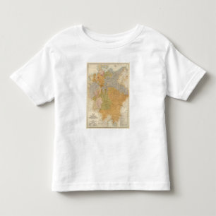 Camiseta Infantil Estados da confederação germânica atrasada