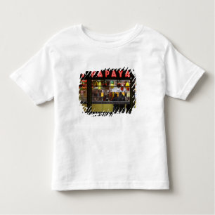 Camiseta Infantil Estados Unidos, Nova York. Papaya Cinza: janela