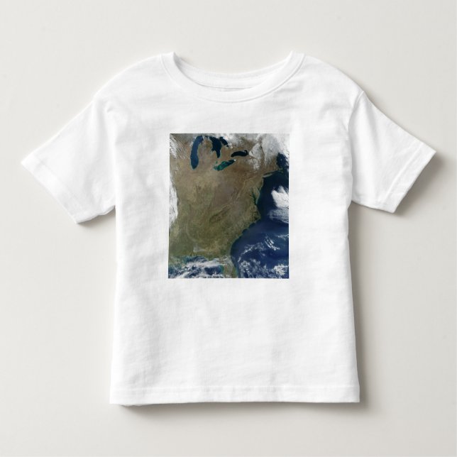 Camiseta Infantil Estados Unidos orientais (Frente)