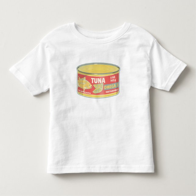 Camiseta Infantil Estanho de atum em conserva (Frente)
