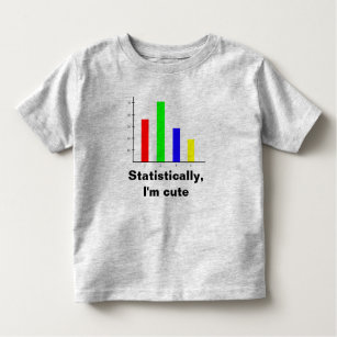 Camiseta Infantil Estatísticas engraçadas