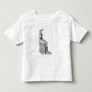 Camiseta Infantil Estátua assentada de Amenophis IV