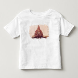 Camiseta Infantil Estátua assentada do período de Basho Edo