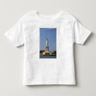 Camiseta Infantil Estátua da Liberdade na Ilha da Liberdade em Nova