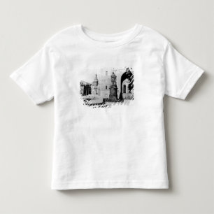 Camiseta Infantil Estátua de Johann Sebastian Bach