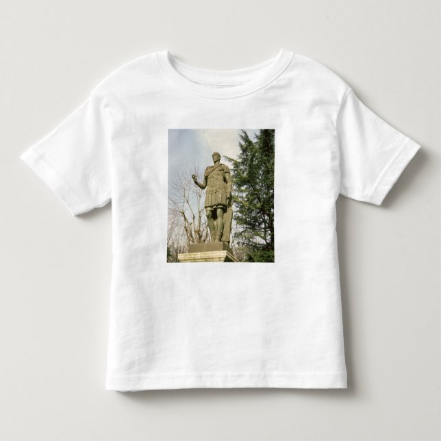 Camiseta Infantil Estátua de Júlio César (Frente)