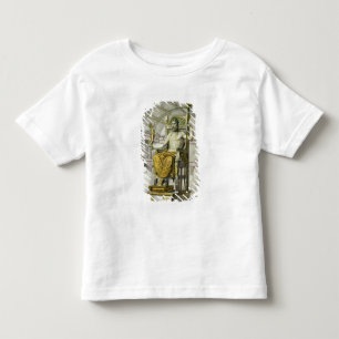 Camiseta Infantil Estátua de Jupiter em um templo, 'do dei R de