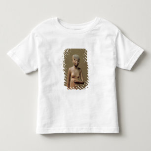 Camiseta Infantil Estátua de uma jovem serva (madeira)