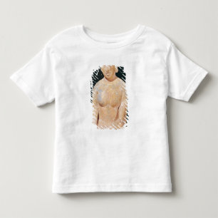 Camiseta Infantil Estátua de uma mulher sentada