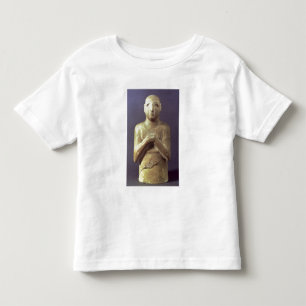 Camiseta Infantil Estátua do deus Utu, Mesopotâmico, c.2400 BC (li