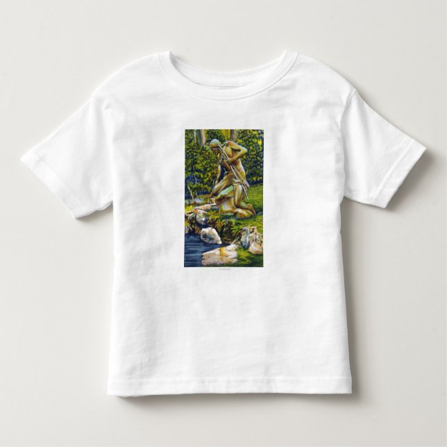 Camiseta Infantil Estátua do indiano do parque estadual (Frente)