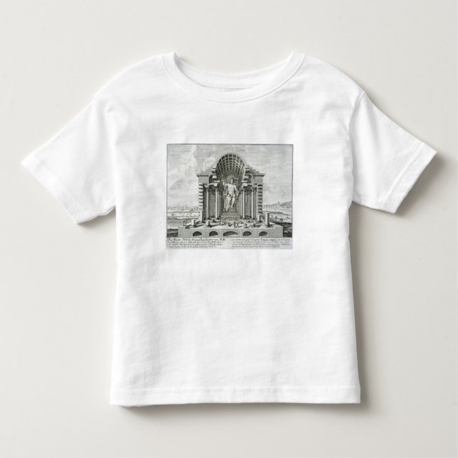 Camiseta Infantil Estátua do olímpico Zeus, feita por Phidias no (Frente)