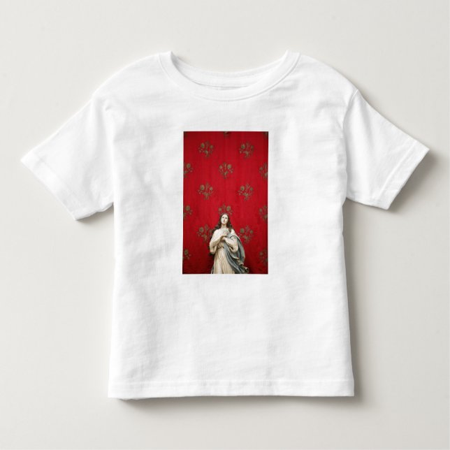 Camiseta Infantil Estátua em uma igreja de Spaccanapoli, Nápoles do (Frente)