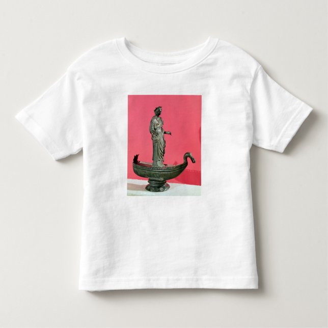 Camiseta Infantil Estatueta da deusa Sequana (Frente)