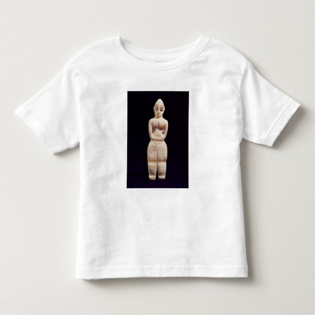 Camiseta Infantil Estatueta de uma mulher, início do 4º milênio BC (Frente)