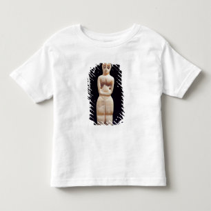 Camiseta Infantil Estatueta de uma mulher, início do 4º milênio BC