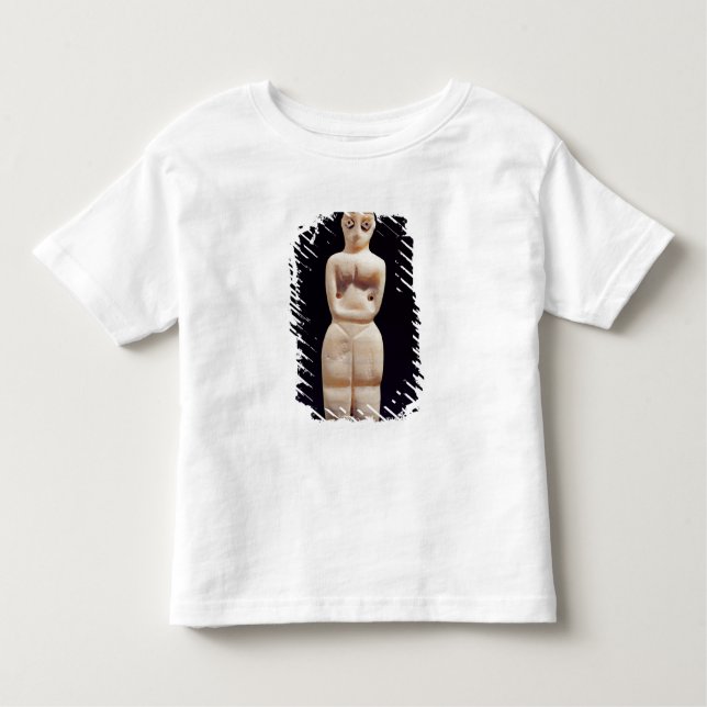 Camiseta Infantil Estatueta de uma mulher, início do 4º milênio BC (Frente)